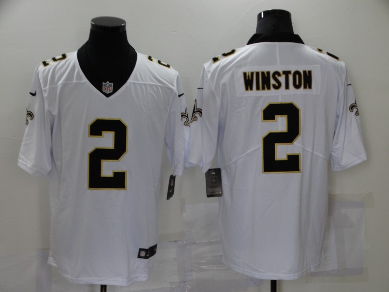Men New Orleans Saints 2 Winston White Nike Limited Player 2021 NFL Jersey